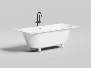 Ванна из искусственного камня Salini Ornella Axis Kit S-Sense 103511GRH 180x80см RAL снаружи