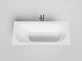 Ванна из искусственного камня Salini Ornella Kit S-Sense 102412GRF 180x80см RAL полностью