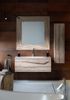 Зеркало Clarberg Papyrus Wood Pap-w.02.10/LIGHT 100см светлое дерево