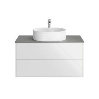 Тумба под раковину Kerama Marazzi Plaza Modern PLB.M.100.2\WHT.V 100 см белый