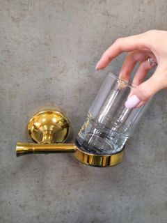 Стакан подвесной AltroBagno Corposo 080205 Or