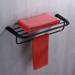 Полка для полотенец ABBER Nord AA1554B 60см чёрный матовый