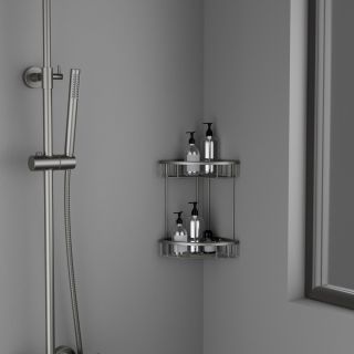 Полка угловая двойная Timo Saona 13082/18 чёрное золото