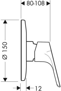 Смеситель для душа Hansgrohe Focus 31967000S E 2 хром