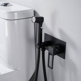 Гигиенический душ со смесителем Shevanik S6805H чёрный