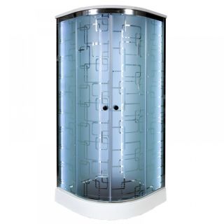 Душевая кабина Deto ЕМ1510 N (без крыши) 100х100х208 см