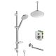 Душевой комплект Swedbe Platta 5561 с термостатом хром