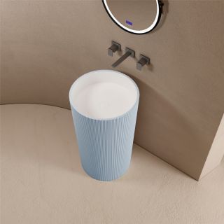 Напольная раковина ABBER Stein AS2501Blau 50см голубой