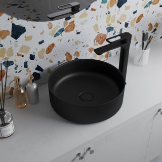 Раковина IDDIS Ray 35см чёрный матовый RAYBM03i27