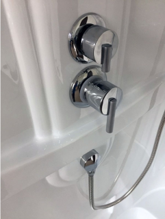 Душевая кабина Royal Bath BP левая стекло матовое 100x80см RB8100BP1-M-L