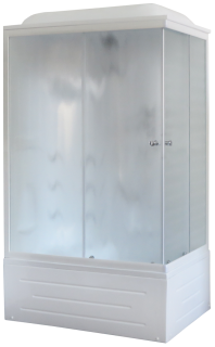 Душевая кабина Royal Bath BP левая стекло матовое 100x80см RB8100BP2-M-L