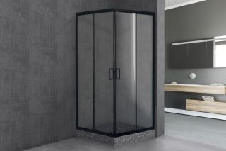 Душевой уголок Royal Bath HPD 90x90см чёрный RB90HPD-T-BL