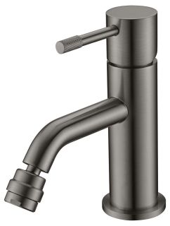 Смеситель для биде Boheme Uno 466-GM антрацит