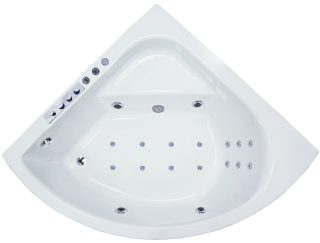 Гидромассажная ванна Royal Bath Rojo De Luxe 150x150см белый RB375201DL