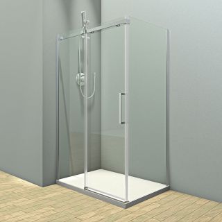 Душевой уголок Veconi Rovigo RV-070CH, 1600х1000х1950, хром, стекло прозрачное