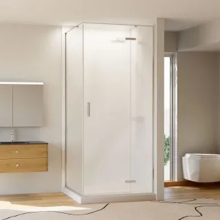 Душевой уголок Veconi Rovigo RV-073R/R, 800х800х1950, хром, стекло дождь