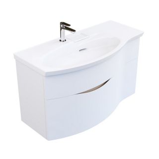 Тумба под раковину Kerama Marazzi Riva RV.100Lh\WHT.M левая 100 см белый матовый