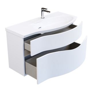 Тумба под раковину Kerama Marazzi Riva RV.100Rh\WHT.M правая 100 см белый матовый