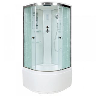 Душевая кабина Deto ЕМ4510 с электрикой (эл.) 100х100х220 см