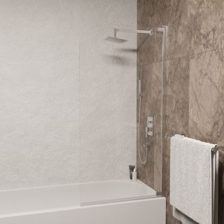 Шторка на ванну RGW SC-01 03110108-11 80см хром