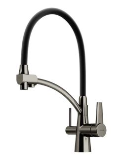 Смеситель для кухни Sancos Eri SC4001GG воронёная сталь/чёрный