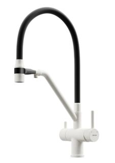 Смеситель для кухни Sancos Dora SC4003GR белый гранит