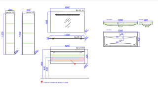 Тумба под раковину Aqwella Верона 100 Ver.01.10/W