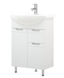 Тумба под раковину Corozo Лея SD-00001491 60см Z1 белый