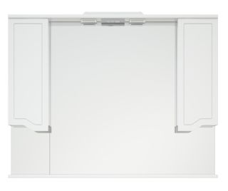 Зеркало-шкаф с подсветкой Corozo Мирра SD-00001545 105/С белый