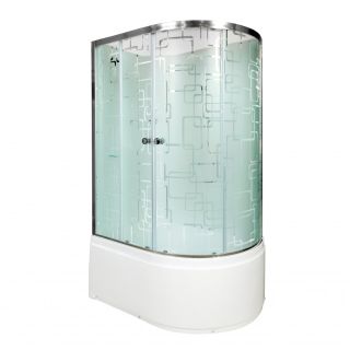 Душевая кабина Deto ЕМ4511 L  N с гидромассажем (гм.) 110х80х208 см