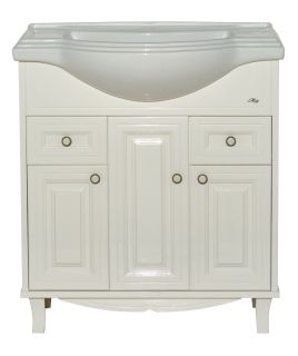 Напольная тумба под раковину Misty Шармель 80см бежевый