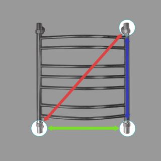 Полотенцесушитель водяной Energy Prestige 600x500