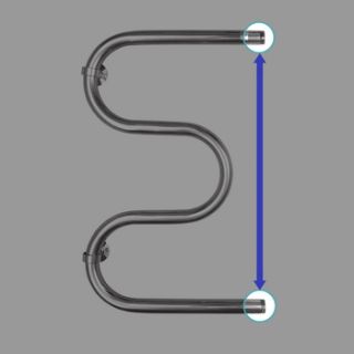 Полотенцесушитель водяной Energy Solo 600x400