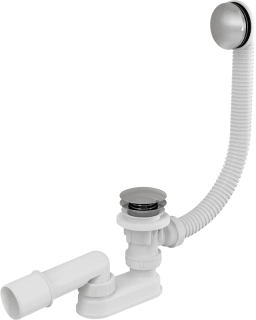 Слив-перелив для ванны AlcaPlast клик-клак 80см хром A504KM-80