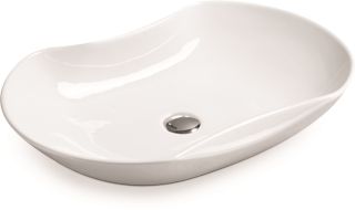 Раковина накладная SantiLine SL-1030 66см белый