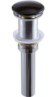 Донный клапан SantiLine SL-112 без перелива чёрный матовый