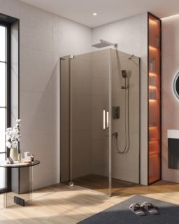 Душевой уголок CEZARES SLIDER-AH-1-80-100/110-BR-Cr