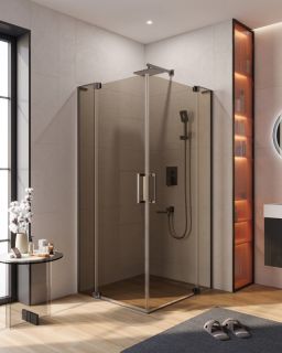 Душевой уголок CEZARES SLIDER-AH-2-70/80-80/90-BR-GM