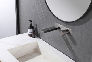 Встраиваемый смеситель для раковины ABBER Rund AF8712NG никель