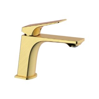 Смеситель для раковины Frap F1087-3 Золотой сатин