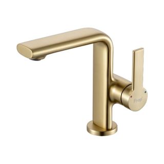 Смеситель для раковины Frap F1088-3 Золотой сатин