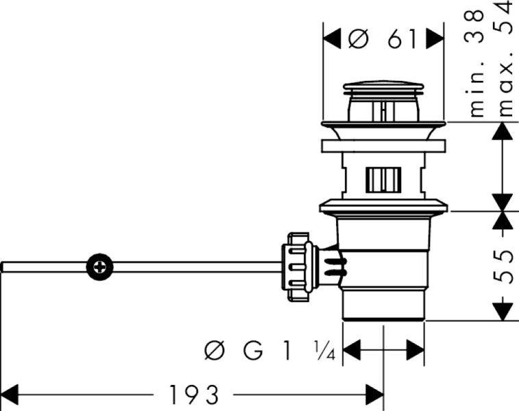 Смеситель Hansgrohe Vernis Shape 71561000 для раковины