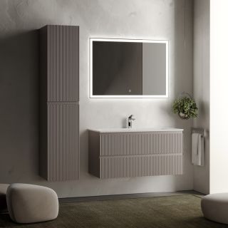 Подвесная тумба под раковину Sancos Snob R SNR100SM 100см Doha Soft