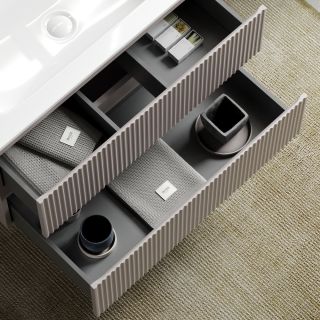 Подвесная тумба под раковину Sancos Snob R SNR80SM 80см Doha Soft