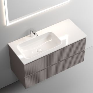 Подвесная тумба под раковину Sancos Snob T SNT100LSM левая 100см Doha Soft