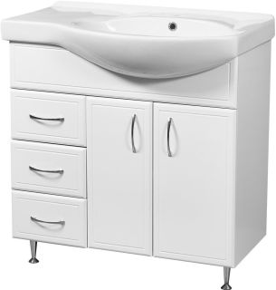 Тумба под раковину Stella Polar Концепт 80см белый SP-00000129