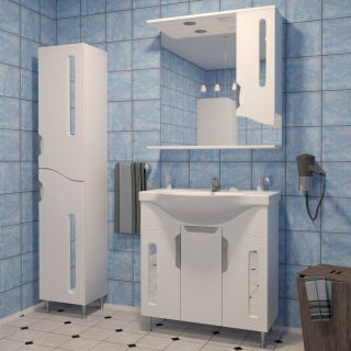 Тумба под раковину Stella Polar Сильва 100см белый SP-00000204