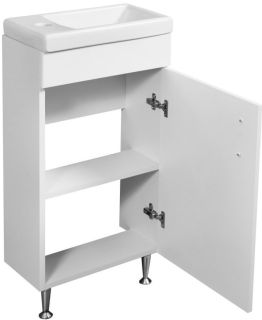 Тумба под раковину Stella Polar Концепт 40см белый SP-00000232