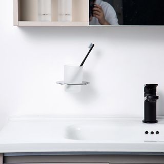 Стакан Gappo G30906-8 белый/хром