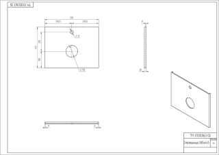 Столешница Cersanit WOOD 64187 SPIRIT 60